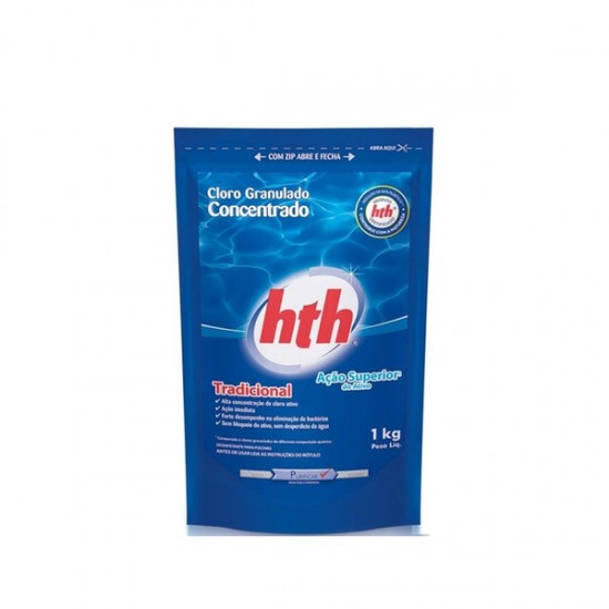 Cloro Tradicional Concentrado 1KG - hth® Cloro Tradicional Concentrado 1KG - hth®